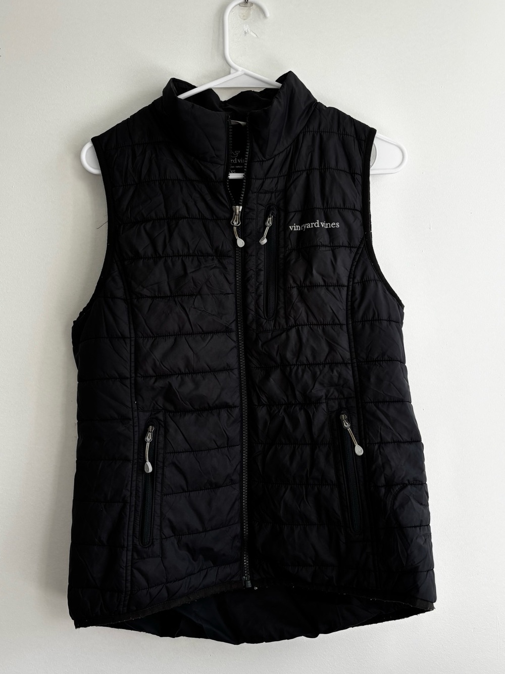 Vineyard Vines Black Quilted Women's Vest